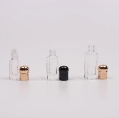Clear Roll On Bottles 3ML 6ML 12ML Glass Roller Ball  Fragrance Bottle