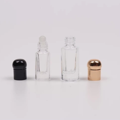 Clear Roll On Bottles 3ML 6ML 12ML Glass Roller Ball  Fragrance Bottle